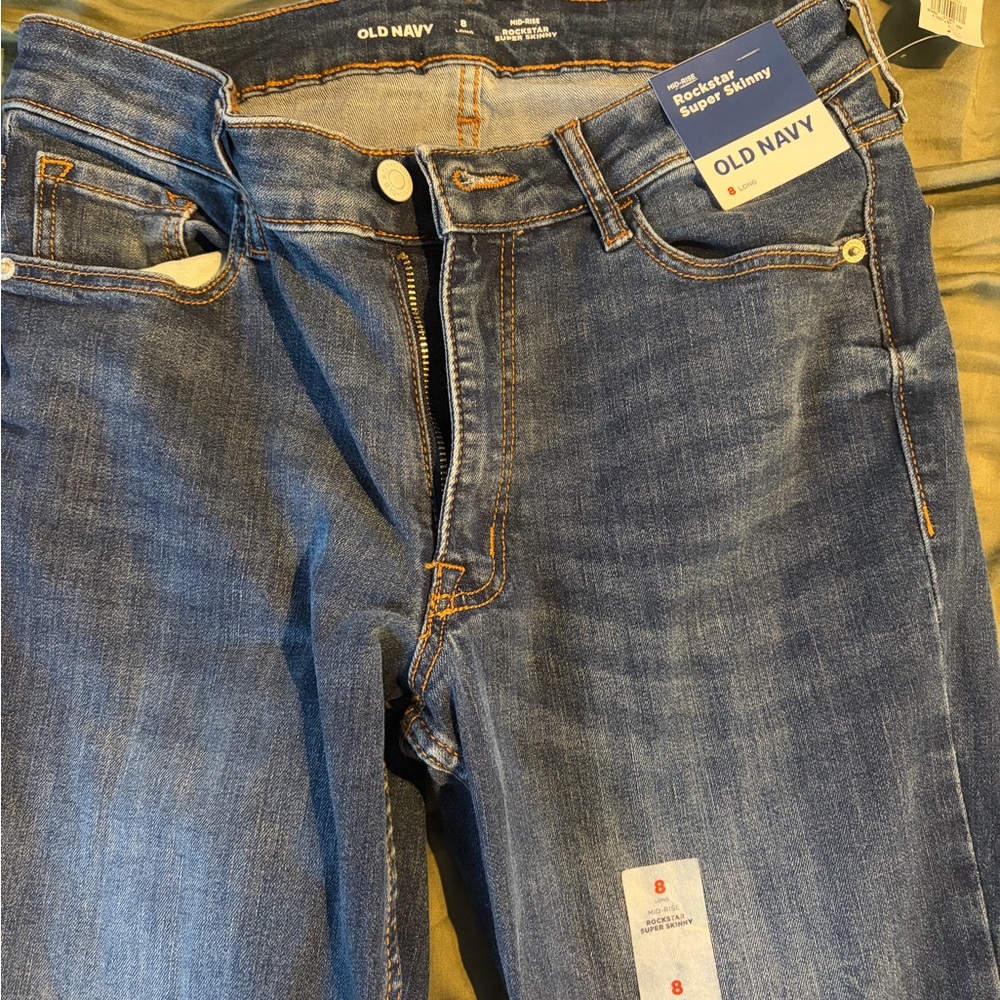 Old Navy Women's Classic Blue Skinny Jeans